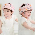 Baby Head Protector Cushion Hat - Cotton Head Guard for Crawling Toddlers image 1