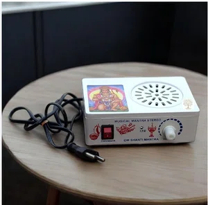 Bhajan and Mantra Speaker - 35+ Built-in Devotional Tracks, Stereo Sound