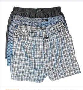 Breathable Summer Boxers for Men - Pack of 4, Lightweight Cotton Blend