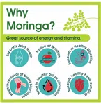 Careplus Moringa Leaf Powder 1kg - Sitalchini Powder, Bulk Pack image 4