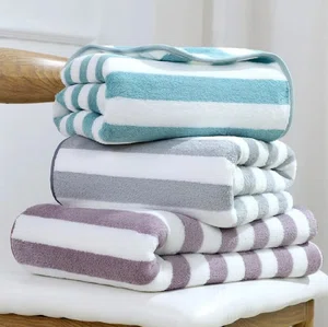 Coral Fleece Bath Towel - Soft Multicolour Unisex Towel for Men and Women