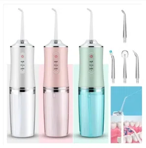 Cordless Water Flosser 220ml - 3 Modes, 1200 Pulses per Minute, USB Rechargeable