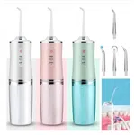 Cordless Water Flosser 220ml - 3 Modes, 1200 Pulses per Minute, USB Rechargeable image 1