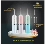 Cordless Water Flosser 220ml - 3 Modes, 1200 Pulses per Minute, USB Rechargeable image 6