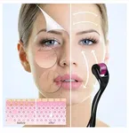 Derma Roller 0.5mm - 540 Titanium Micro Needles with Hard Glass Storage Case image 2