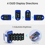 Digital Fingertip Pulse Oximeter - SpO2, Pulse Rate and Waveform Display image 6