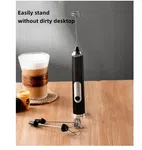 Electric Handheld Milk Frother - Coffee Foamer and Drink Mixer image 3