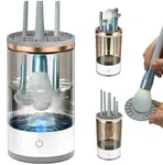 Electric Makeup Brush Cleaner - 6500 RPM Automatic Cleaning Machine, Waterproof image 1