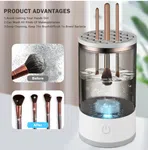 Electric Makeup Brush Cleaner - 6500 RPM Automatic Cleaning Machine, Waterproof image 4