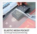Document and Passport Storage Bag with Lock - Travel Organiser with Luggage Holder image 4
