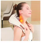 Electric Shiatsu Neck and Shoulder Massager with Heat - Deep Kneading Massage image 4