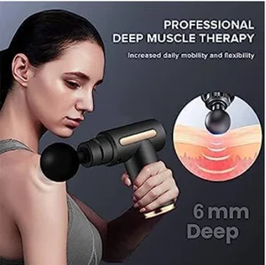Electric Massage Gun - 6 Speed Deep Tissue Muscle Massager, 500 to 2400 RPM