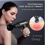Electric Massage Gun - 6 Speed Deep Tissue Muscle Massager, 500 to 2400 RPM image 1