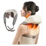 Electric Shiatsu Neck and Shoulder Massager with Heat - Deep Kneading Massage image 2