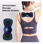 EMS Body Massage Device - Portable Neck and Shoulder Massager with Adjustable Modes image 2