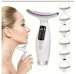EMS Face and Neck Lifting Massager - 7 Light Modes with Constant Temperature Massage image 2