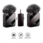F11-2 Dual Wireless Lavalier Microphone - Plug and Play Mic for Type-C, Lightning and 3.5mm image 3
