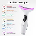 EMS Face and Neck Lifting Massager - 7 Light Modes with Constant Temperature Massage image 5
