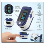 Fingertip Pulse Oximeter - SpO2 and Heart Rate Monitor with LED Waveform Display image 1