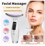 EMS Face Lifting Massager - 7 Colour LED Photon Therapy for Neck and Skin Tightening image 1