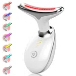 EMS Facial Beauty Massager - Face and Neck Device with 7 Colour LED Light Therapy image 8