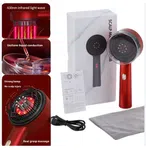 Electric Scalp Massager with Red Light - Cordless Oil Diffusing Massage Comb, Waterproof image 4