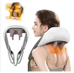 Electric Shiatsu Neck and Shoulder Massager with Heat - Deep Kneading Massage image 1