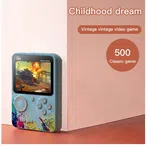 G5 Handheld Retro Game Console - 500 Built-in Games, 3-Inch LCD Screen image 2