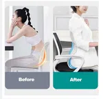 Ergonomic Lumbar Support Cushion - Petal Shape Back Rest for Office and Home Chairs image 4