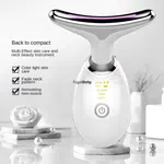 EMS Facial Beauty Massager - Face and Neck Device with 7 Colour LED Light Therapy image 2