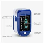 Fingertip Pulse Oximeter - SpO2 and Heart Rate Monitor with LED Waveform Display image 3
