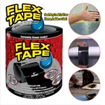 Flex Tape Rubberised Waterproof Tape - 4 Inch Wide x 60 Inch Roll, Black image 3