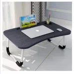 Folding Laptop Table with iPad Stand - Portable Bed and Office Study Desk image 2