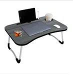 Folding Laptop Table with iPad Stand - Portable Bed and Office Study Desk image 3