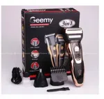 Geemy GM-595 3-in-1 Grooming Kit for Men - Cordless Hair, Beard and Nose Trimmer image 4