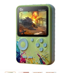 G5 Handheld Retro Game Console - 500 Built-in Games, 3-Inch LCD Screen
