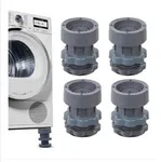 Height Adjustable Anti-Vibration Stand - Shock and Noise Pads for Washing Machine and Fridge image 3