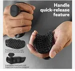 Gym Hand Grips - Anti-Slip Rubber Grip Pads for Weight Training and Dumbbells image 3