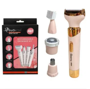 GM-3074 4-in-1 Facial Hair Remover and Epilator for Women - Rechargeable