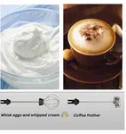 Handheld Milk Frother - Electric Whisk for Coffee, Lattes and Drink Mixing image 8