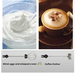 Handheld Milk Frother - Electric Whisk for Coffee, Lattes and Drink Mixing image 6