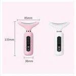 LED EMS Neck and Face Lifting Massager - 3 Colour Photon Therapy with Thermal Vibration image 3