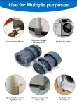 Height Adjustable Anti-Vibration Appliance Stand - Shock and Noise Pads for Washer and Fridge image 4