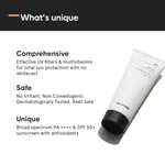 Minimalist SPF 50 PA++++ Sunscreen 50g - No White Cast with Multivitamins image 3