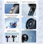 N68 Handheld Turbo Fan - 4000mAh Rechargeable, 100 Speed Settings, 5.5 Hour Runtime image 4