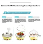 Mini Electric Egg Boiler - Cooks 1 to 7 Eggs with Auto Shut-Off image 3