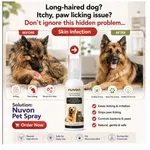 Nuvon Pet Skin Care Spray - Daily Spray for Itching, Redness and Odour in Dogs and Cats image 1