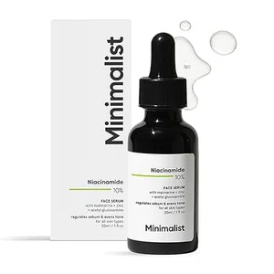 Minimalist 10% Niacinamide Serum with Zinc - For Acne Marks, Oil Control and Open Pores