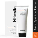 Minimalist SPF 50 PA++++ Sunscreen 50g - No White Cast with Multivitamins image 1