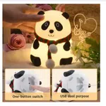 Panda Silicone Night Light - 7-Colour Touch Lamp for Kids Room image 3